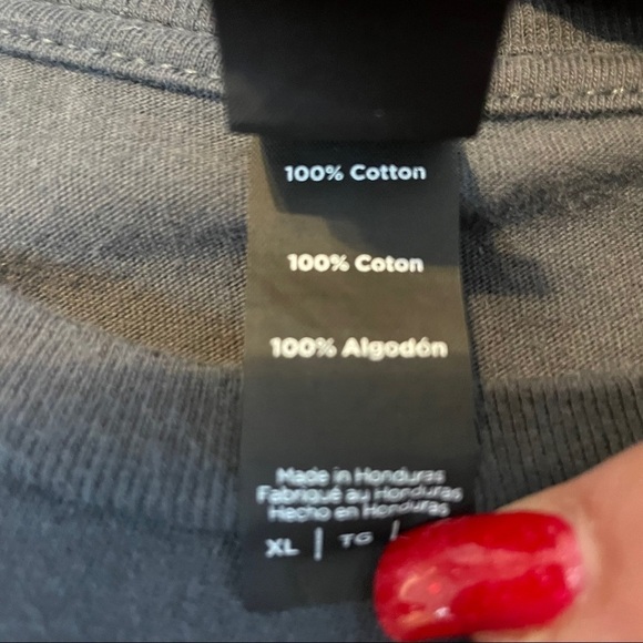 RARE...Friendly’s Ice Cream Unisex Gray Graphic Tee Shirt / Quote on Back - Picture 8 of 10